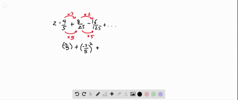 text-evaluate-2-frac45frac825-frac16125ldots