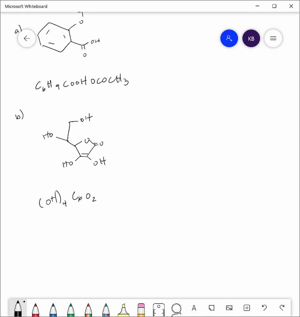 SOLVED:Convert The Following Line-bond Structures Into Molecular ...