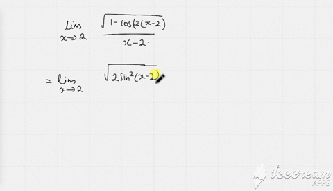 limit-of-leftfracsqrt1-cos-2x-2x-2right-as-x-tends-to-2-a-equals-sqrt2-b-equals-sqrt2-c-equals-frac1