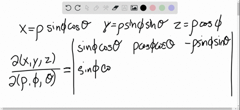 evaluate-the-appropriate-determinant-to-show-that-the-jacobian-of-the-transformation-from-cartesian-
