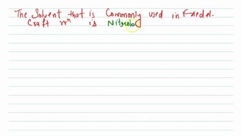 the-most-appropriate-solvent-for-friedel-crafts-reaction-is