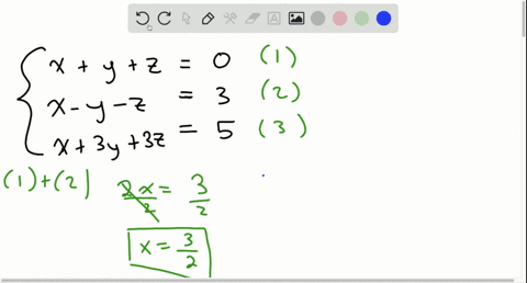 SOLVED:The solution set to a system of dependent equations is given ...