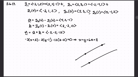 find-the-equation-of-the-plane-that-contains-the-parallel-lines-leftbeginarraylx-22-t-y14-t-quad-tex
