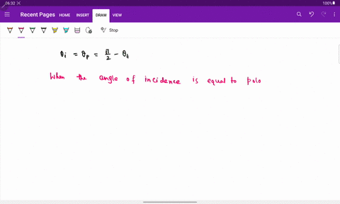 use-the-fresnel-equations-to-prove-that-light-incident-at-theta_p-frac12-pi-theta_t-results-in-a-ref
