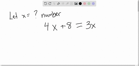 if-four-times-a-number-is-added-to-8-the-result-is-equal-to-three-times-the-number-added-to-5-find-2