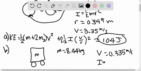 a-without-the-wheels-a-bicycle-frame-has-a-mass-of-844-mathrmkg-each-of-the-wheels-can-be-roughly--4