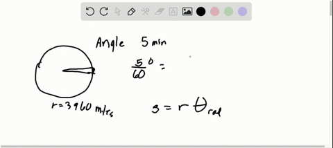 find-the-distance-along-an-arc-on-the-surface-of-earth-that-subtends-a-central-angle-of-5-minutes-le