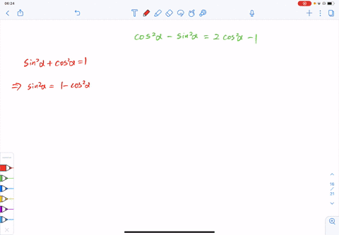 prove-the-given-identities-cos-2-alpha-sin-2-alpha2-cos-2-alpha-1-2