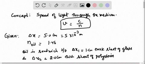 a-50-cm-thick-layer-of-oil-n146-is-sandwiched-between-a-10-mathrmcm-thick-sheet-of-glass-and-a-20-ma