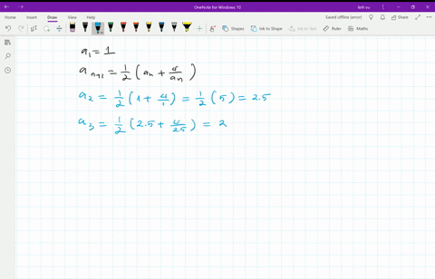 suppose-that-a_11-and-a_n1frac12lefta_nfrac4a_nright-show-numerically-that-the-sequence-converges-to