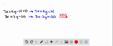 use-the-elimination-method-to-solve-each-system-leftbeginarrayl-7-x4-y-140-3-x2-y-20-endarrayright