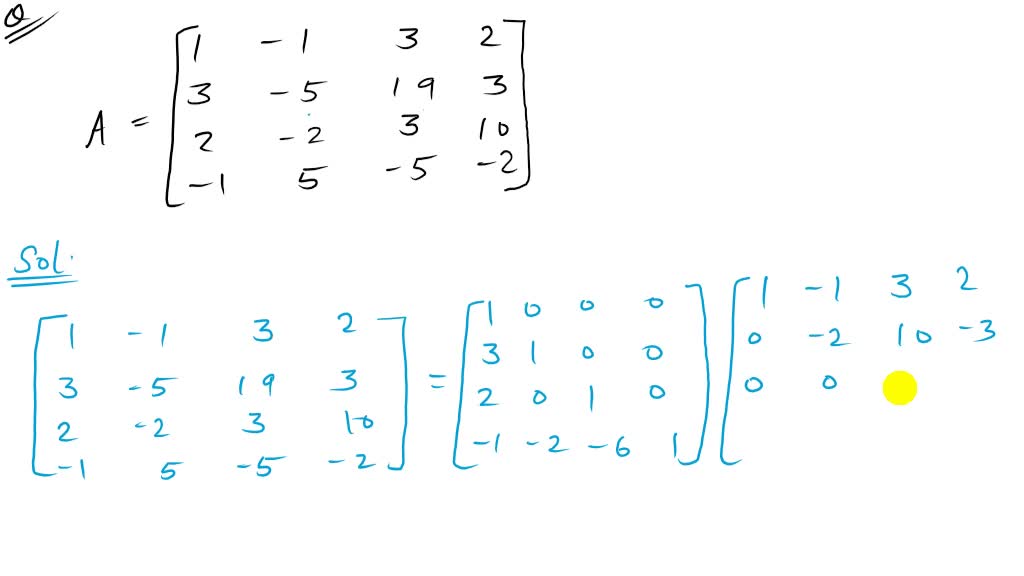 Proceed as in Example 6 and use an LU-factorization to evaluate the ...