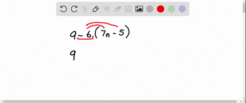 simplify-using-the-distributive-property-9-67-n-5