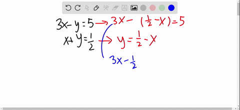solve-using-the-substitution-method-use-a-graphing-calculator-to-check-your-answer-beginarrayr-3-x-y