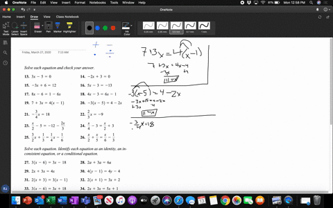 solve-each-equation-and-check-your-answer-frac34-x18