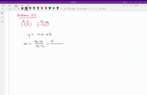 find-the-equation-of-the-line-through-the-given-pair-of-points-solve-it-for-y-if-possible-35-35
