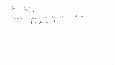 find-the-domain-of-the-function-and-identify-any-horizontal-or-vertical-asymptotes-fxfracx-4x216