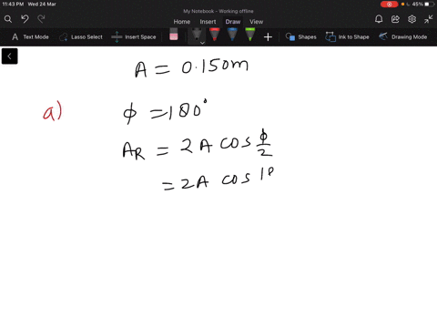 a-series-of-pulses-each-of-amplitude-0150-mathrmm-is-sent-down-a-string-that-is-attached-to-a-post-a