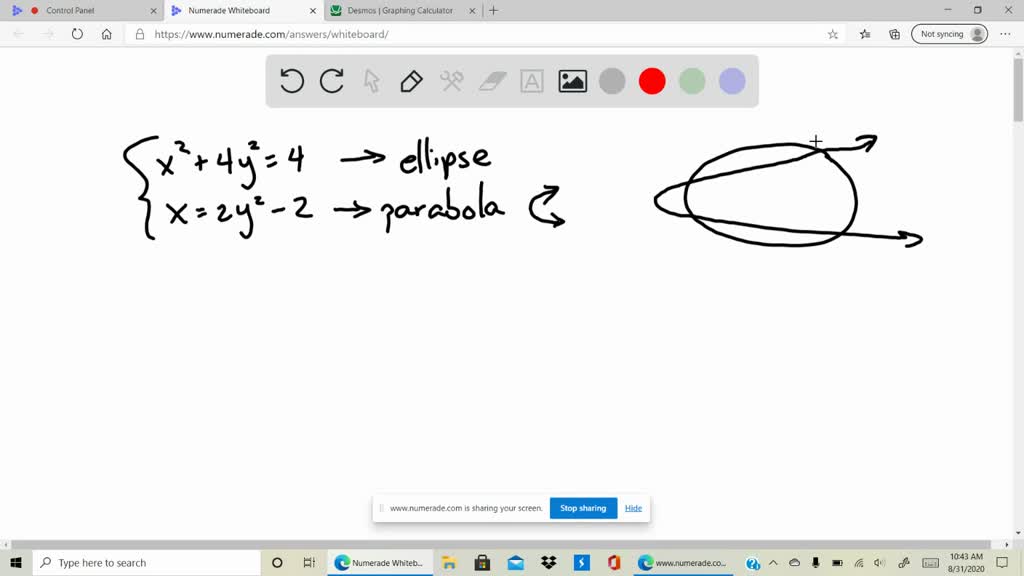 Solved Solve Each System Of Equations By Graphing See Example X Y X Y