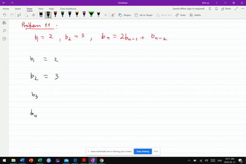 in-exercises-3-12-calculate-the-first-four-terms-of-the-sequence-starting-with-n1-b_12-quad-b_23-qua