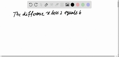 in-problems-4150-write-each-statement-using-symbols-the-difference-x-less-2-equals-6