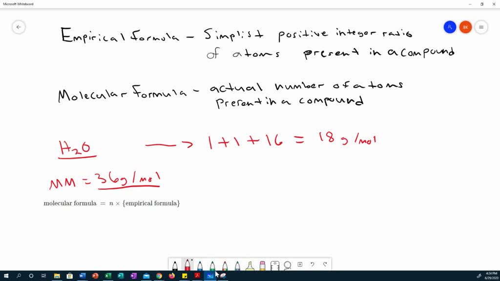 SOLVED:If we know the empirical formula of a compound, what additional ...