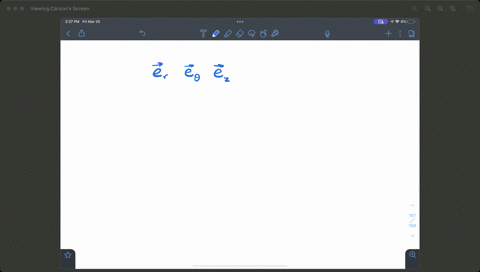 using-cylindrical-coordinates-and-the-orthonormal-orthogonal-normalized-vectors-mathbfe_r-mathbfe_th