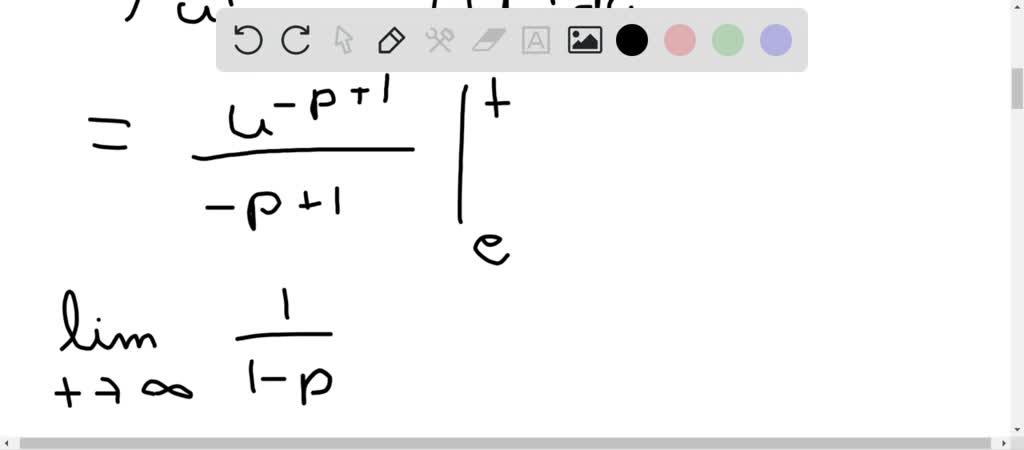 Solved Find The Values Of P For Which The Integra