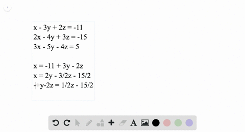 solve-each-system-of-equations-beginalignedx-3-y2-z-11-2-x-4-y3-z-15-3-x-5-y-4-z-5endaligned