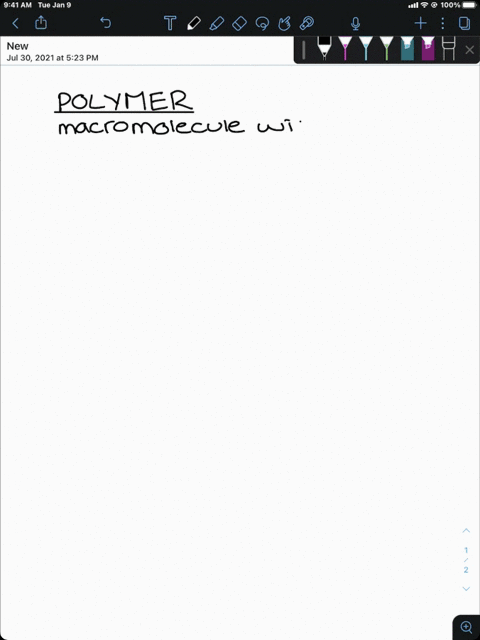 which of the following macromolecules is not a polymer