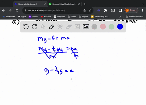 SOLVED: ( a ) What is the acceleration of two falling sky divers (mass ...