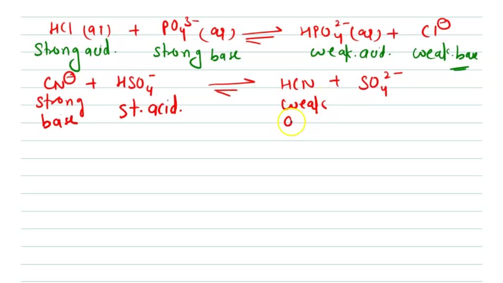 SOLVED:Write the two proton transfer equilibria that demonstrate the