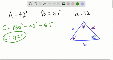 round-answers-according-to-the-rounding-conventions-on-page-364-solve-the-triangles-a42circ-b61circ-