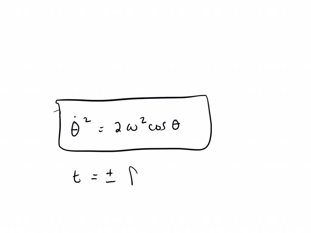 Solved Derive The Differential Equations Of Motion For The Double