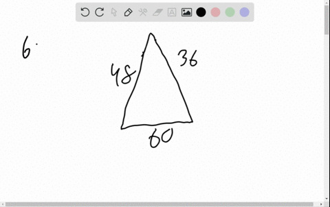 a-triangle-has-sides-of-lengths-36-mathrmcm-48-mathrmcm-and-60-mathrmcm-find-the-perimeter-of-the--2