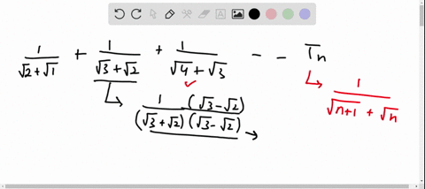 sum-to-n-terms-the-series-and-sum-of-infinite-series-frac1sqrt2sqrt1frac1sqrt3sqrt2frac1sqrt4sqrt3