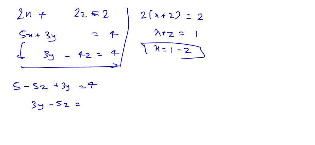 system of linear equations definition quizlet