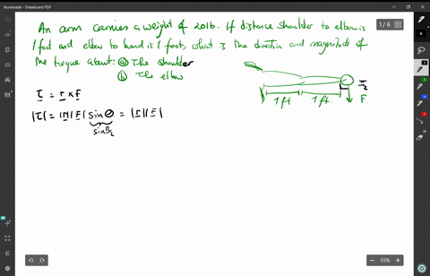 arm-torque-a-horizontally-outstretched-arm-supports-a-weight-of-20-mathrmlb-in-a-hand-see-figure-if-