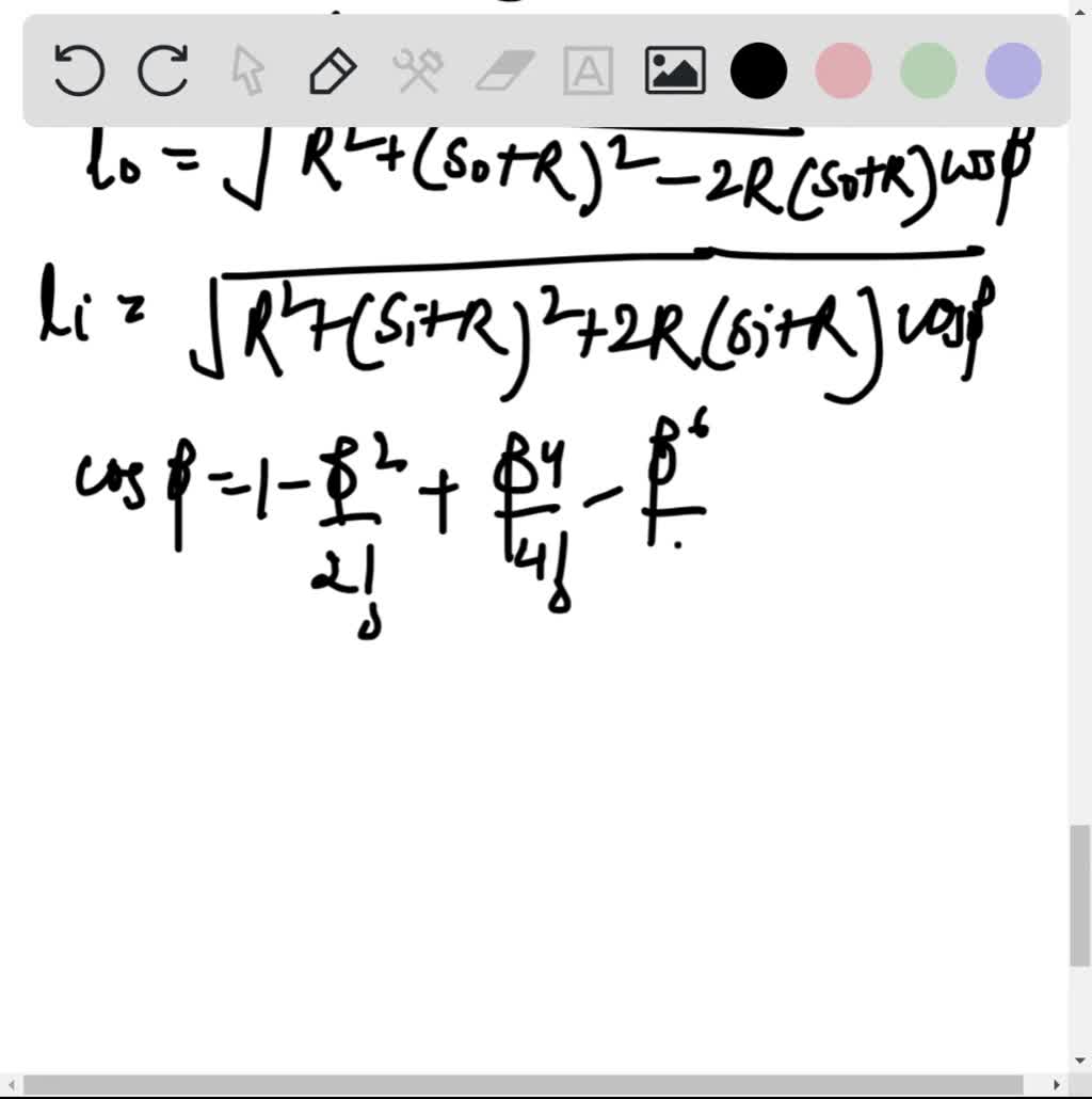 ⏩SOLVED:(a) Derive Equation 3 for Gaussian optics from Equation 1 by ...