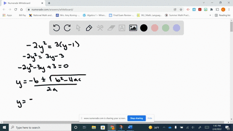 use-the-quadratic-formula-to-solve-the-following-2-y_23y-1