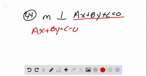 what-is-the-slope-of-a-line-that-is-perpendicular-to-the-line-whose-equation-is-a-xb-yc0-a-neq-0-and