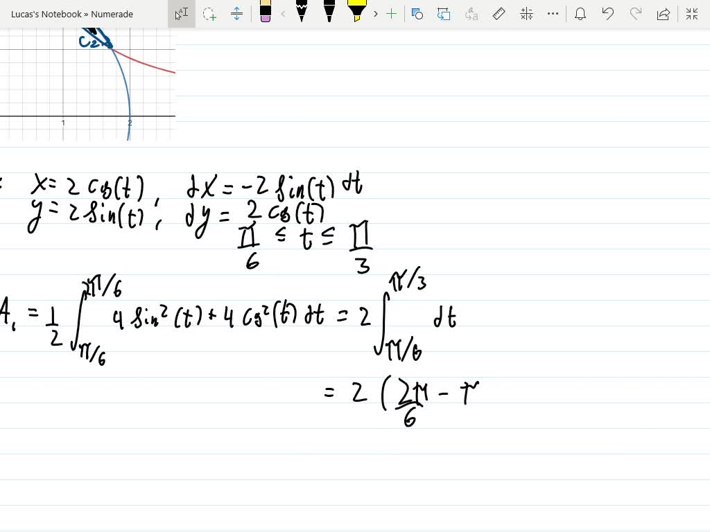 SOLVED:Use Green's Theorem to find the area of each region. Bounded by ...