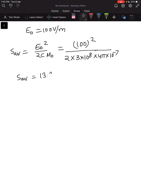 calculate-the-average-value-of-the-poynting-vector-s_text-ave-for-an-electromagnetic-wave-having-an-