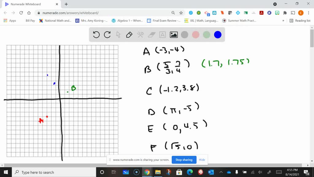 solved-for-exercises-9-10-plot-the-points-on-a-rectangular-coordinate