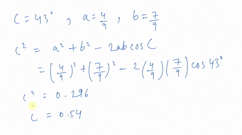 use-the-law-of-cosines-to-solve-the-triangle-round-your-answers-to-two-decimal-places-c43circ-quad-a