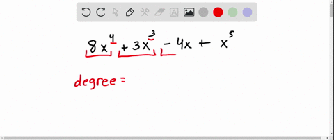 identify-the-degree-and-leading-coefficient-of-the-polynomial-8-x43-x3-4-xx5