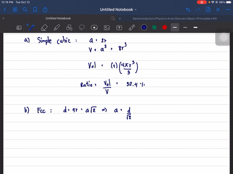 assume-that-each-atom-is-a-hard-sphere-with-the-surface-of-each-atom-in-contact-with-the-surface-of
