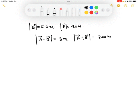 vector-overrightarrowmathbfb-is-50-mathrmcm-long-and-vector-overrightarrowmathbfa-is-40-cm-long-find