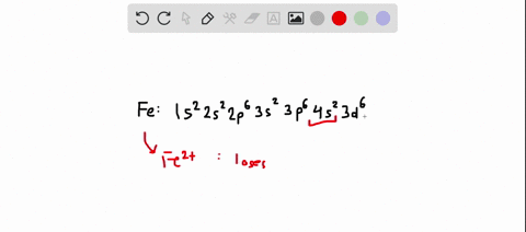 what-are-the-quantum-numbers-of-the-electrons-that-are-lost-by-an-atom-of-iron-when-it-forms-the-ion