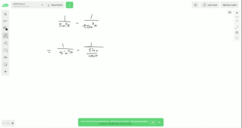 write-each-expression-in-terms-of-sines-andor-cosines-and-then-simplify-frac1sin-2-x-frac1tan-2-x